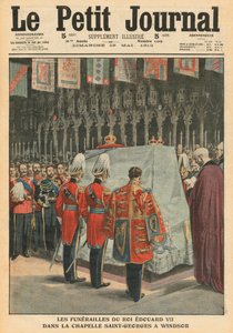 Funerale di Re Edoardo VII nella cappella di San Giorgio a Windsor, illustrazione da 